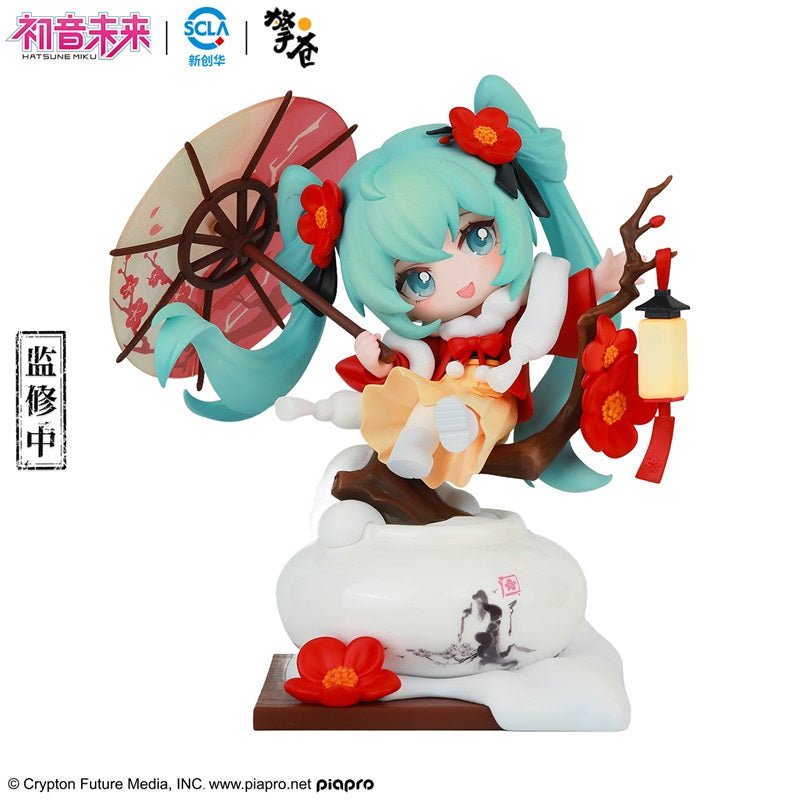 【予約】擎蒼 初音ミク 雪映紅梅 Q版フィギュア