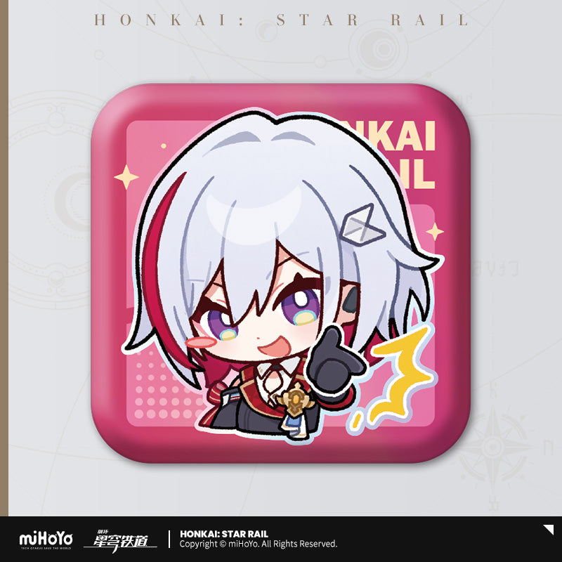 【予約】崩壊スターレイル パムの展覧館シリーズ スクエア缶バッジ(全66種)