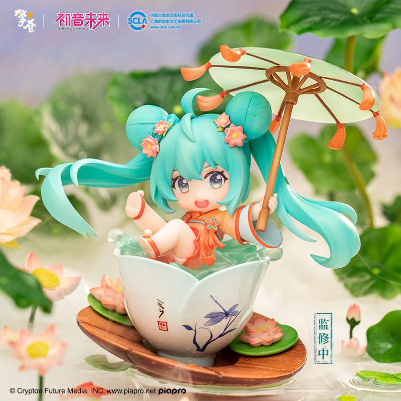 【予約】擎蒼 初音ミク 荷塘嬉戯 Q版フィギュア