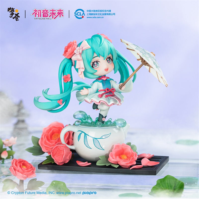 【予約】擎蒼 初音ミク 花織雨潤 Q版フィギュア