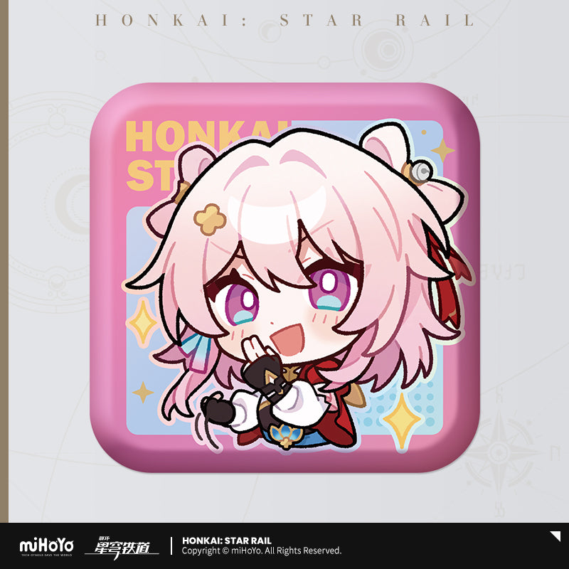 【予約】崩壊スターレイル パムの展覧館シリーズ スクエア缶バッジ(全66種)