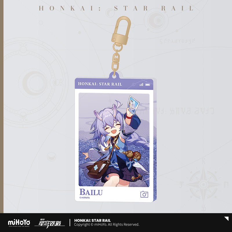 【予約】崩壊スターレイル 列车环游记シリーズ ラメオイルインアクリルキーホルダー(全5種)