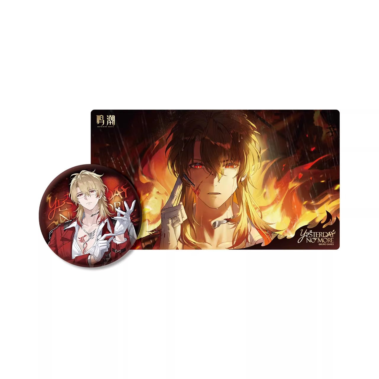 鳴潮 「過ぎ去りし日々は戻らない」リューク・ヘルセン 缶バッジ&レンチキュラーカードセット KURO Games