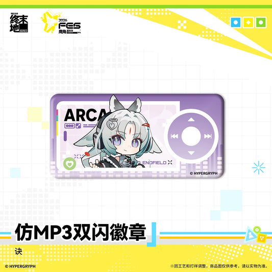 エンドフィールド カーニバル2026 MP3風ダブルホロ缶バッジ