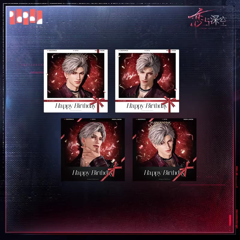 恋と深空 シン 2026バースデー ワイドチェキ風カードセット