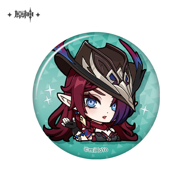 【予約】原神 Q版表情包シリーズ 缶バッジ ナタ