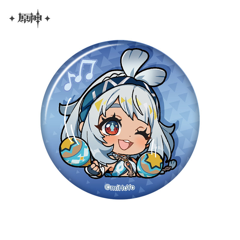 【予約】原神 Q版表情包シリーズ 缶バッジ ナタ