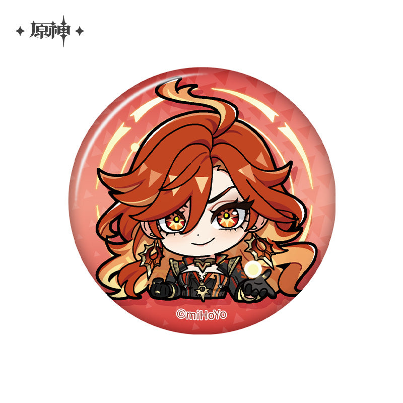 【予約】原神 Q版表情包シリーズ 缶バッジ ナタ