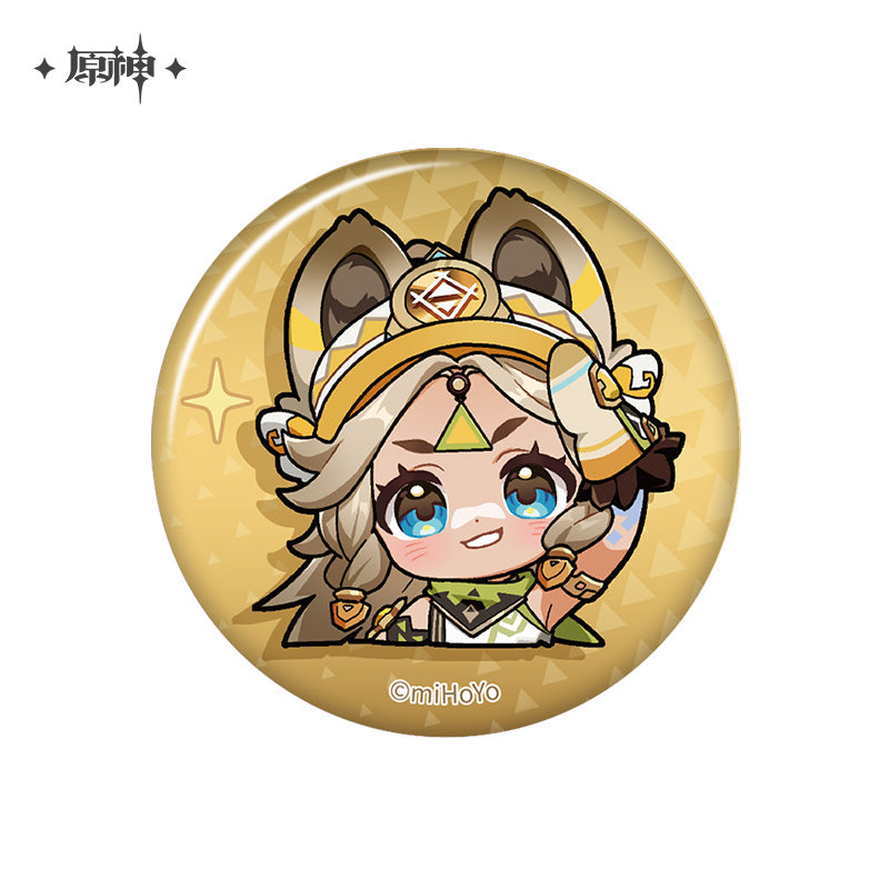 【予約】原神 Q版表情包シリーズ 缶バッジ ナタ