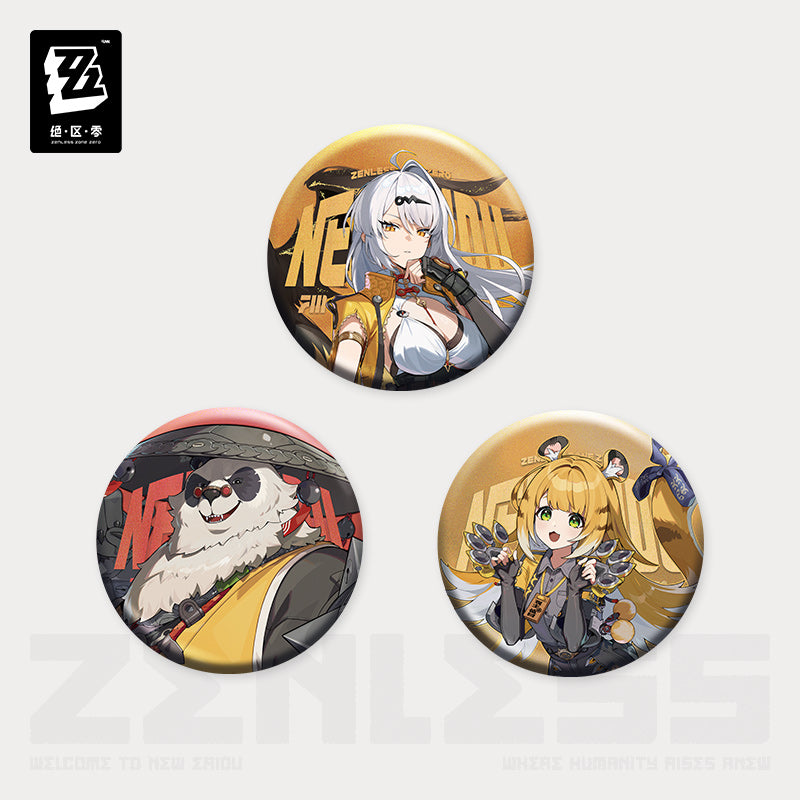 【予約】ゼンレスゾーンゼロ 立ち絵シリーズ 缶バッジ 雲嶽山