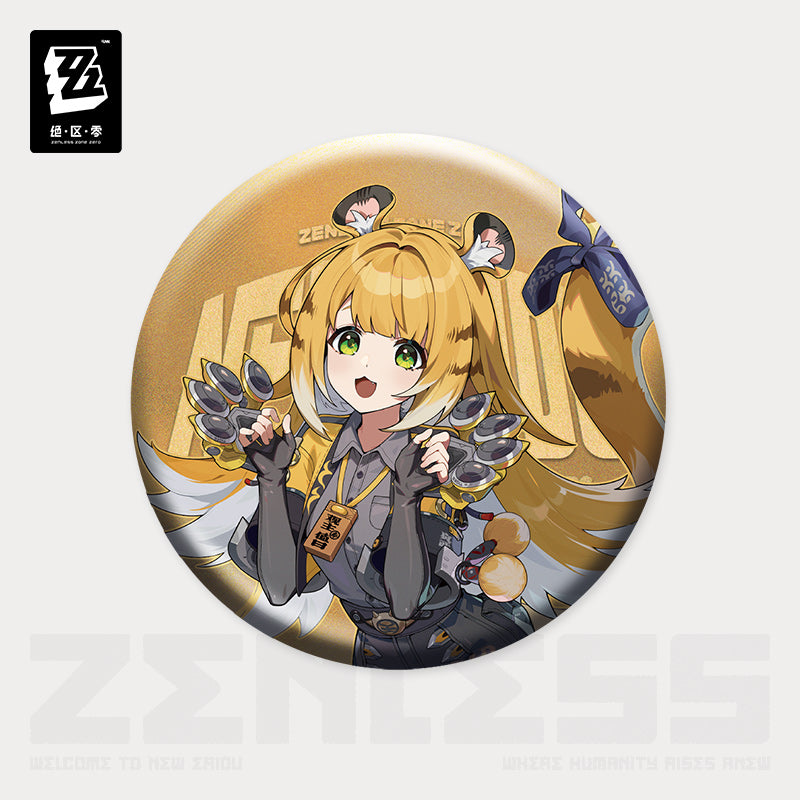 【予約】ゼンレスゾーンゼロ 立ち絵シリーズ 缶バッジ 雲嶽山