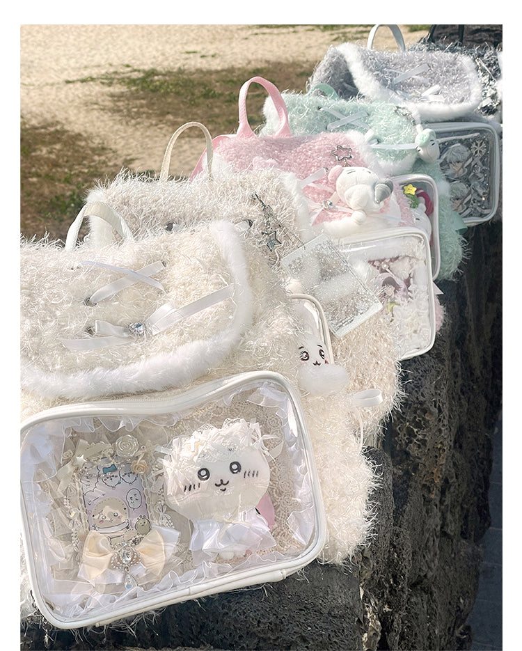 【予約】浮遊猫 「綿綿」ふわふわリュック 痛バッグ