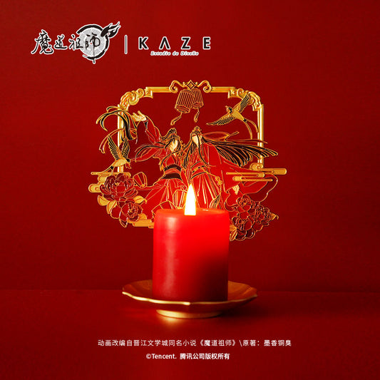 【予約】KAZE 『魔道祖師』アニメ 正版グッズ 紅葉の盟い フレグランスキャンドルホルダー