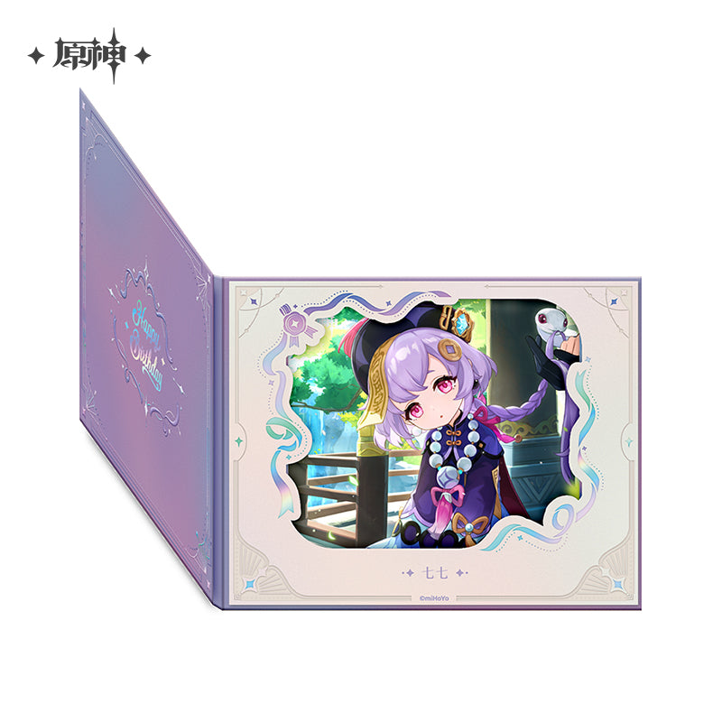 【予約】原神 miHoYo 命定之日シリーズ めくり式花窓風色紙 2025(25年10月以降出荷)