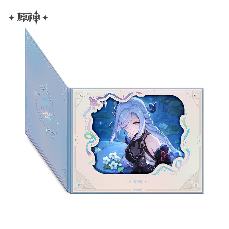 【予約】原神 miHoYo 命定之日シリーズ めくり式花窓風色紙 2025(25年10月以降出荷)