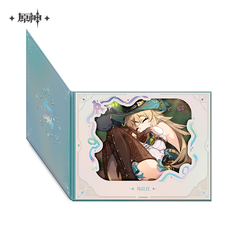 【予約】原神 miHoYo 命定之日シリーズ めくり式花窓風色紙 2025(25年10月以降出荷)