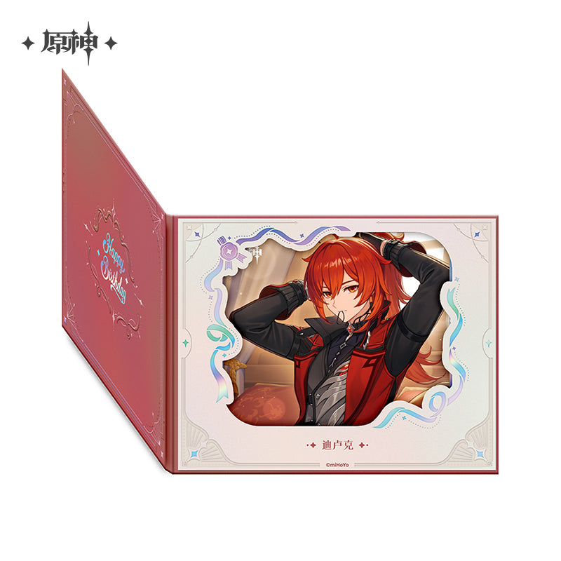 【予約】原神 miHoYo 命定之日シリーズ めくり式花窓風色紙 2025(25年10月以降出荷)