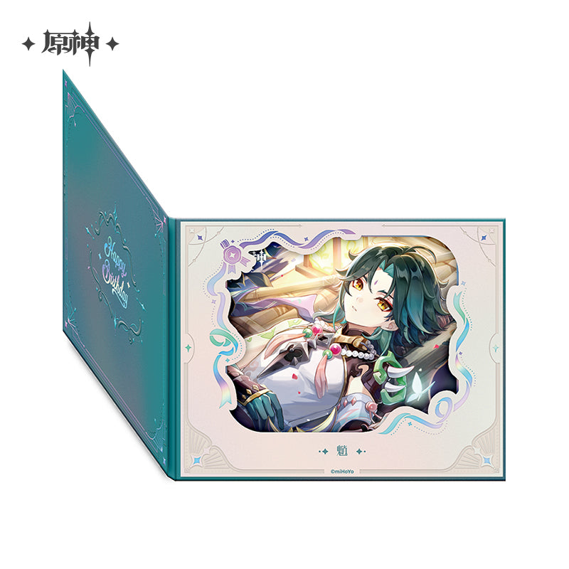 【予約】原神 miHoYo 命定之日シリーズ めくり式花窓風色紙 2025(25年10月以降出荷)