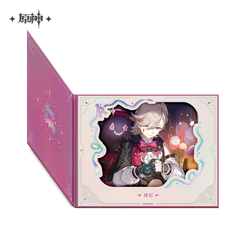 【予約】原神 miHoYo 命定之日シリーズ めくり式花窓風色紙 2025(25年10月以降出荷)