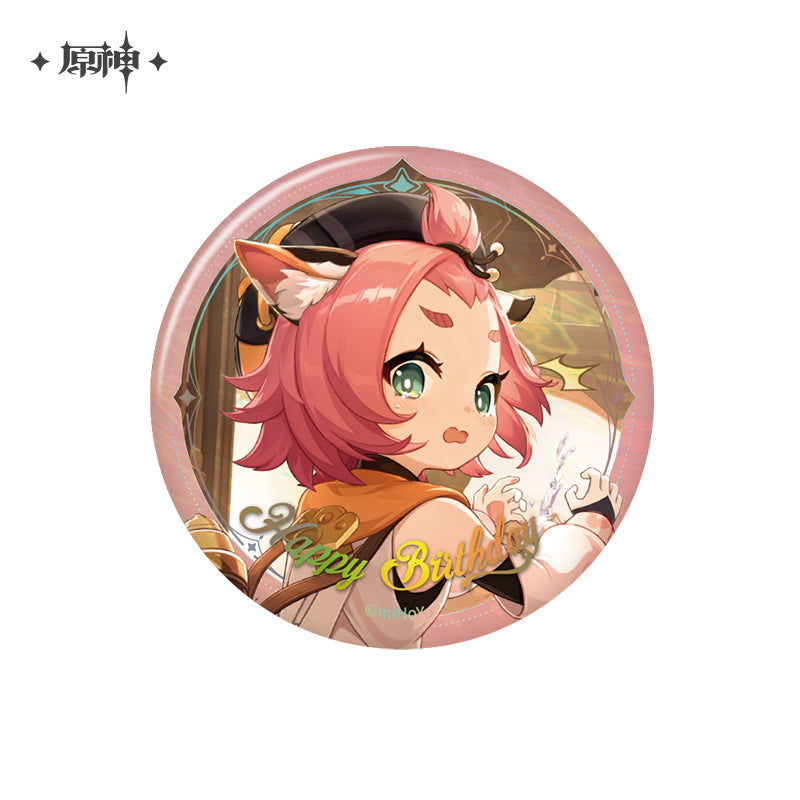 【予約】原神 miHoYo 命定之日シリーズ キャラクター缶バッジ 2025(25年10月以降出荷)