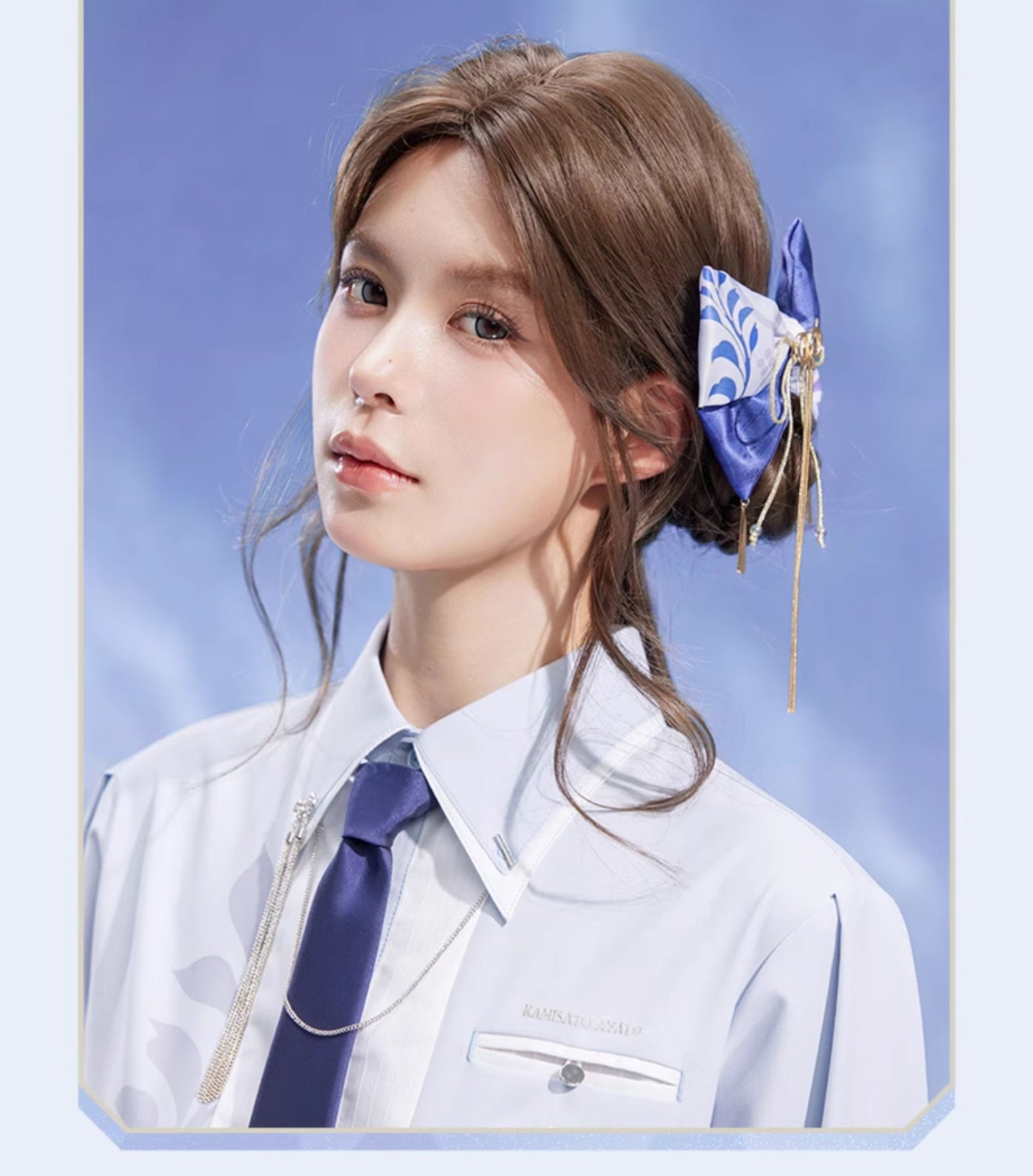 【予約】原神 miHoYo 神里綾人 テーマ印象シリーズ リボンヘアアクセサリーチャーム(25年11月以降出荷)