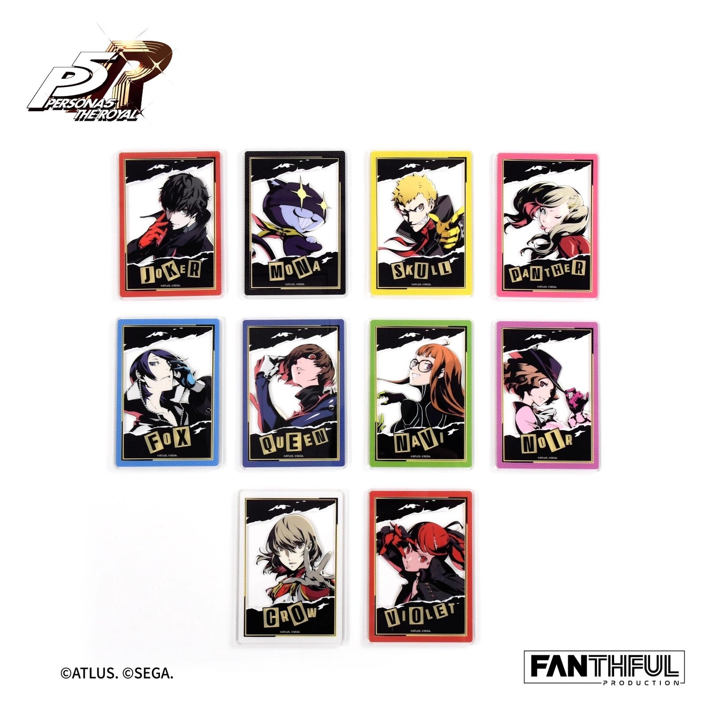 【予約】FANTHFUL 中国限定 P5R ペルソナ5 トレーディングアクリルカード【ランダム1点】