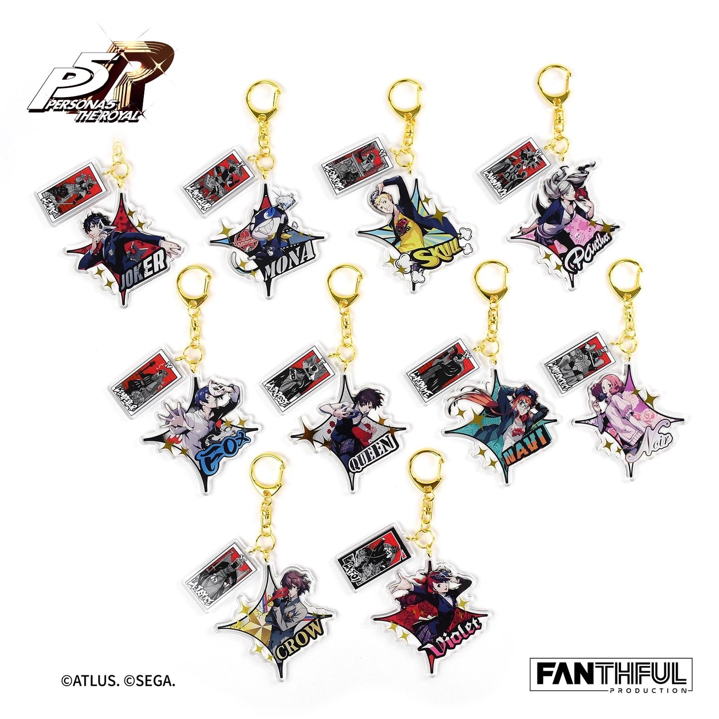 【予約】FANTHFUL 中国限定 P5R ペルソナ5 トレーディングアクリルキーホルダー【1BOX】