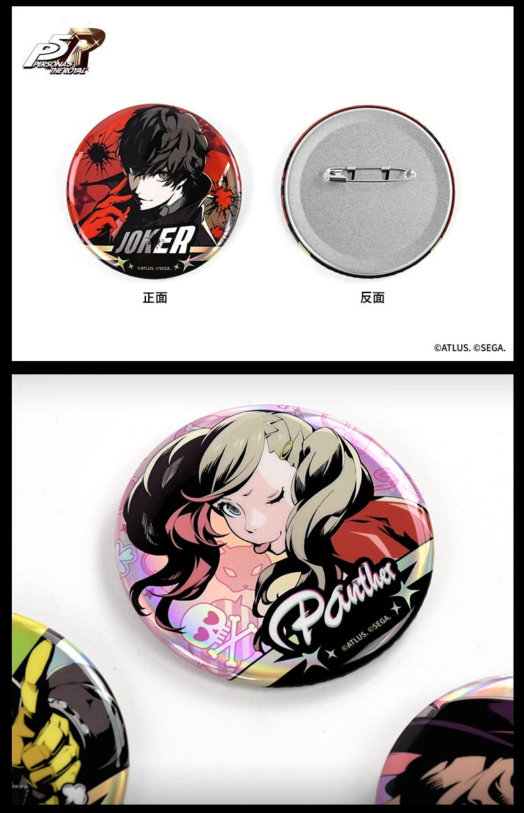 【予約】FANTHFUL 中国限定 P5R ペルソナ5 トレーディング缶バッジ【ランダム1点】