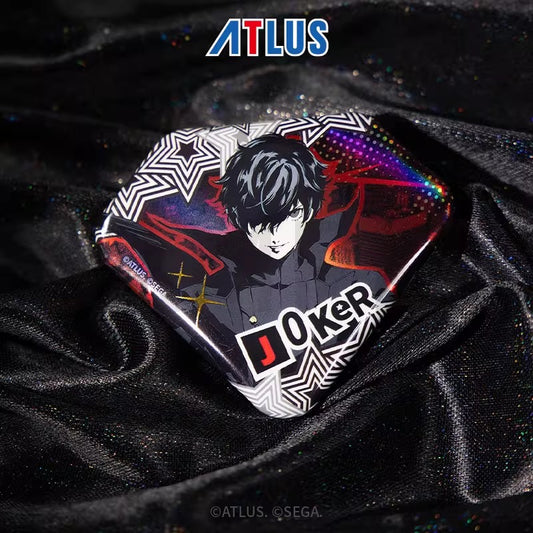 【予約】SEGA Store 中国限定 P5R ペルソナ5 ザ・ロイヤル ダイアモンド型缶バッジ 【1BOX】