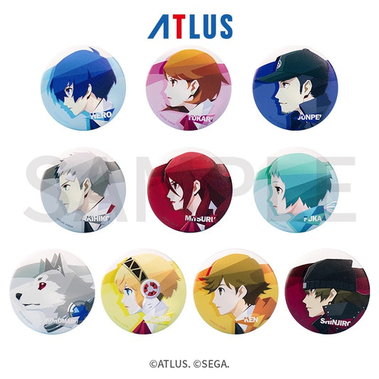 【予約】SEGA Store 中国限定 P3R ペルソナ3 リロード エンボス缶バッジ【ランダム1個】