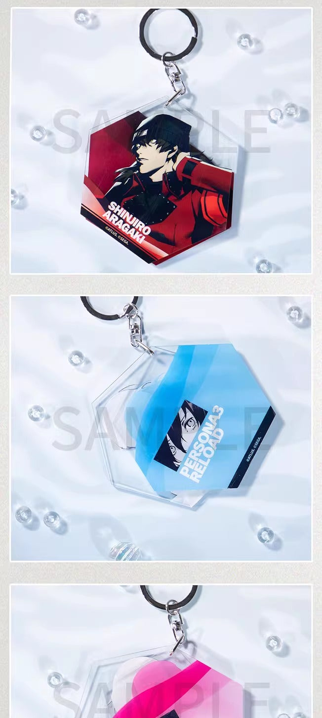 【予約】SEGA Store 中国限定 P3R ペルソナ3 リロード 超厚アクリルキーホルダー