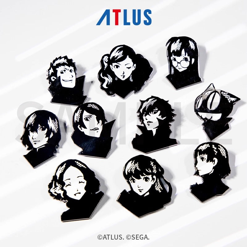 【予約】SEGA Store 中国限定 P5R ペルソナ5 ザ・ロイヤル メタルバッジ 【ランダム1個】