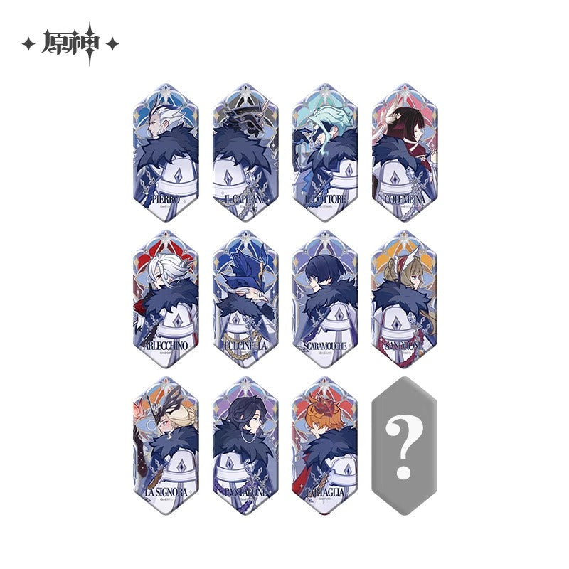 【予約】原神 「霜痕と権焔」シリーズ エンボス銀箔缶バッジ【1BOX】