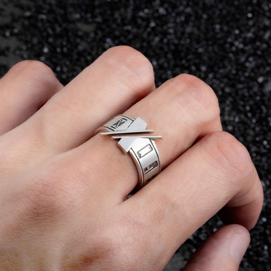 【予約】幸運石 TO BE HERO Xコラボ 925シルバーリング