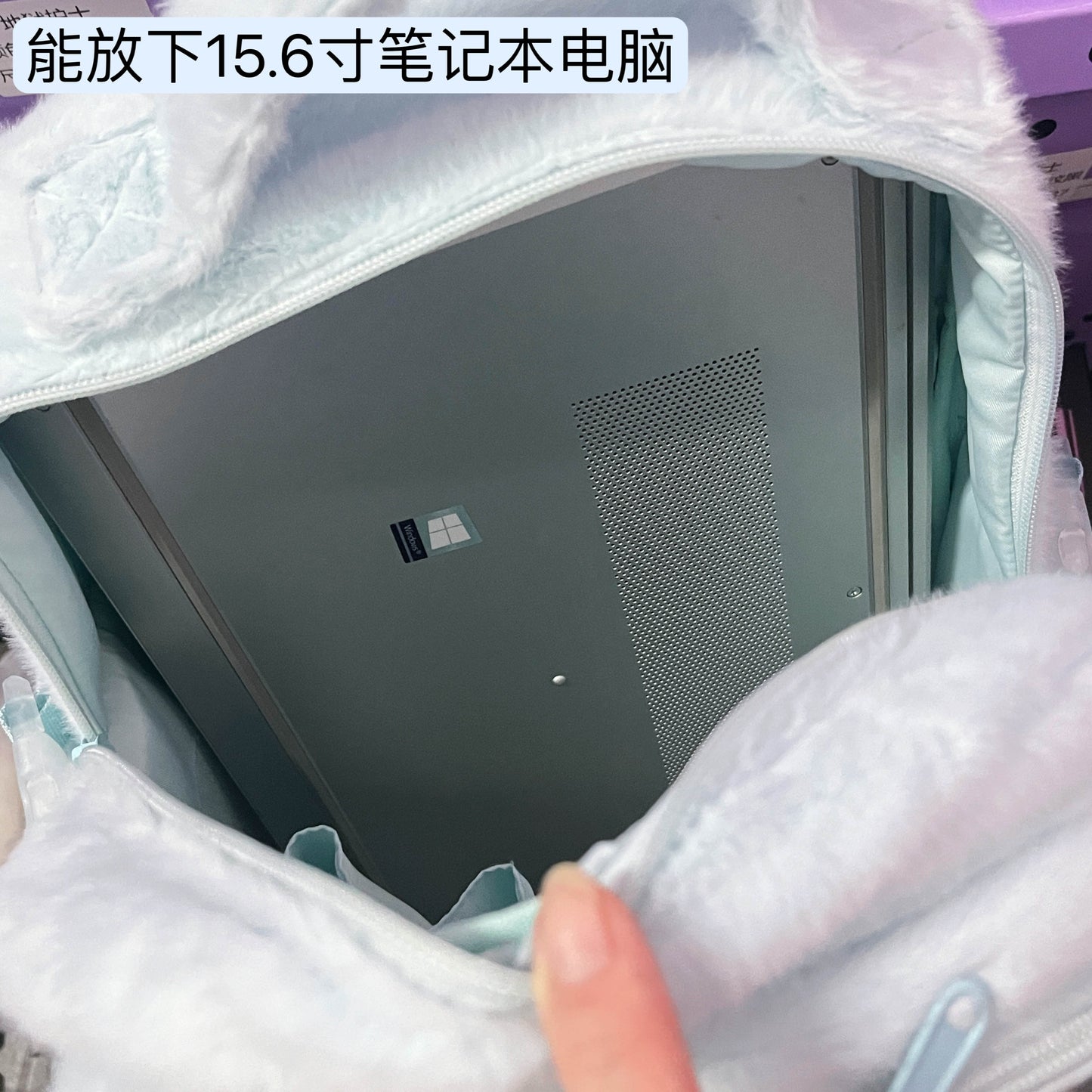 【予約】GURURU 痛バッグ もふもふ リュック 大容量 ぬいバッグ 全3色