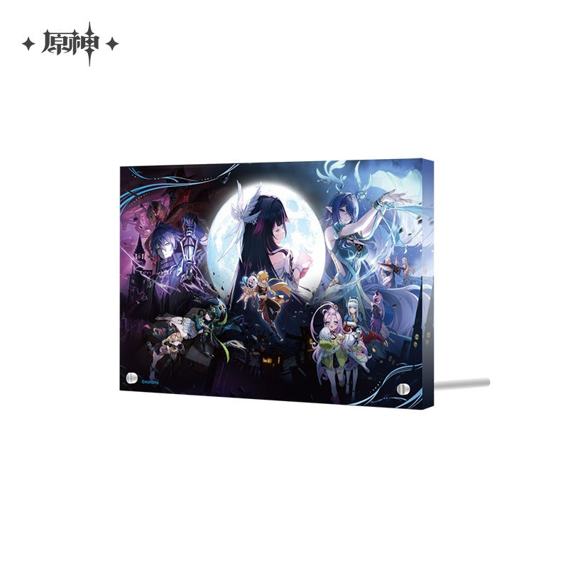 【予約】原神 空月の歌 テーマシリーズ アクリルブロックスタンド