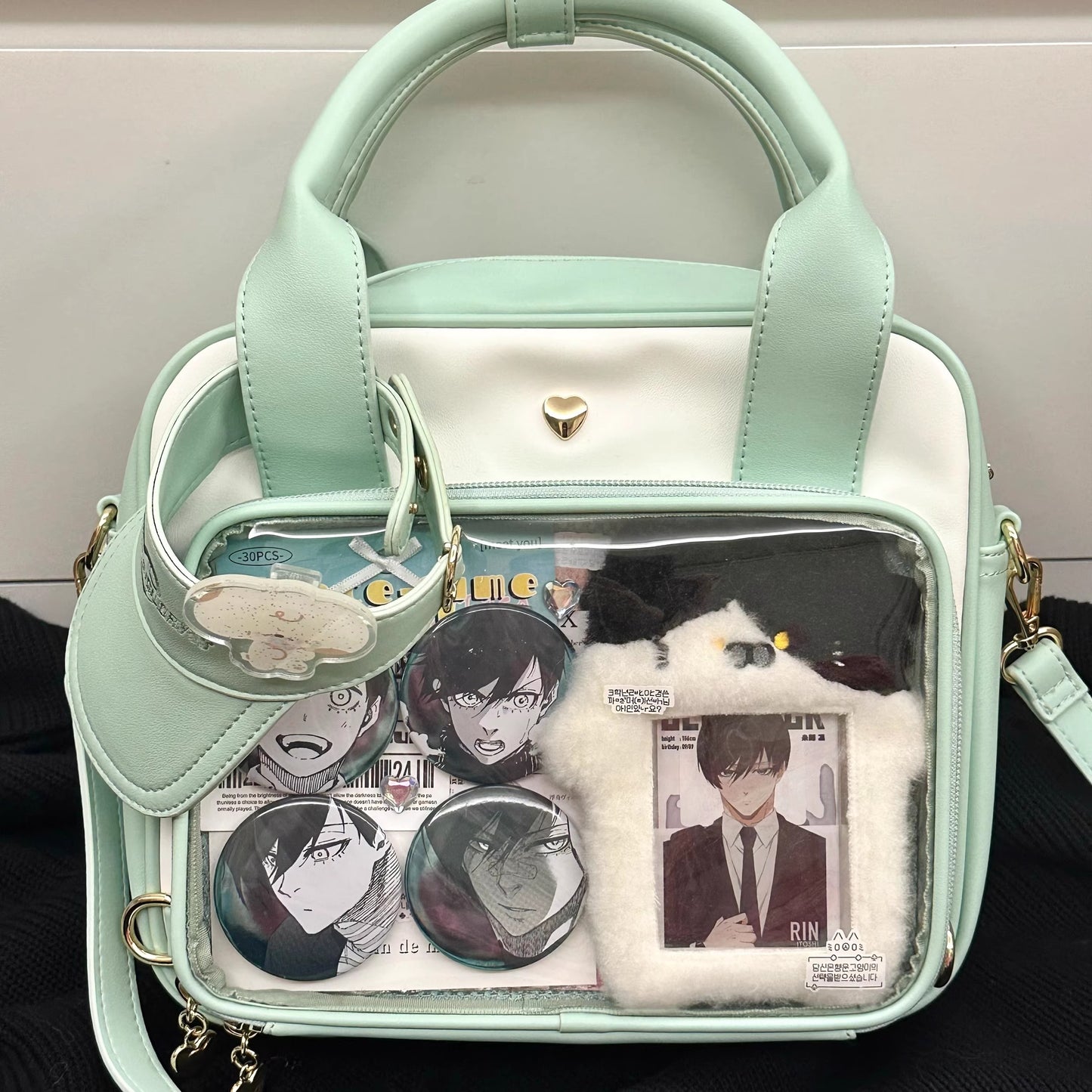 【予約】morning glory ベアキャップ スポーティー2WAY痛バッグ 全9色(ぬい用帽子付き)