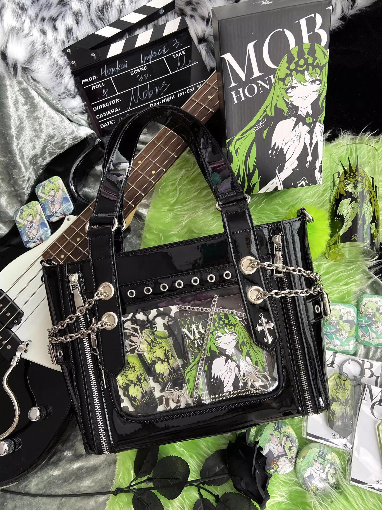 【予約】morning glory チェーン痛 デニムトート痛バッグ 全8色