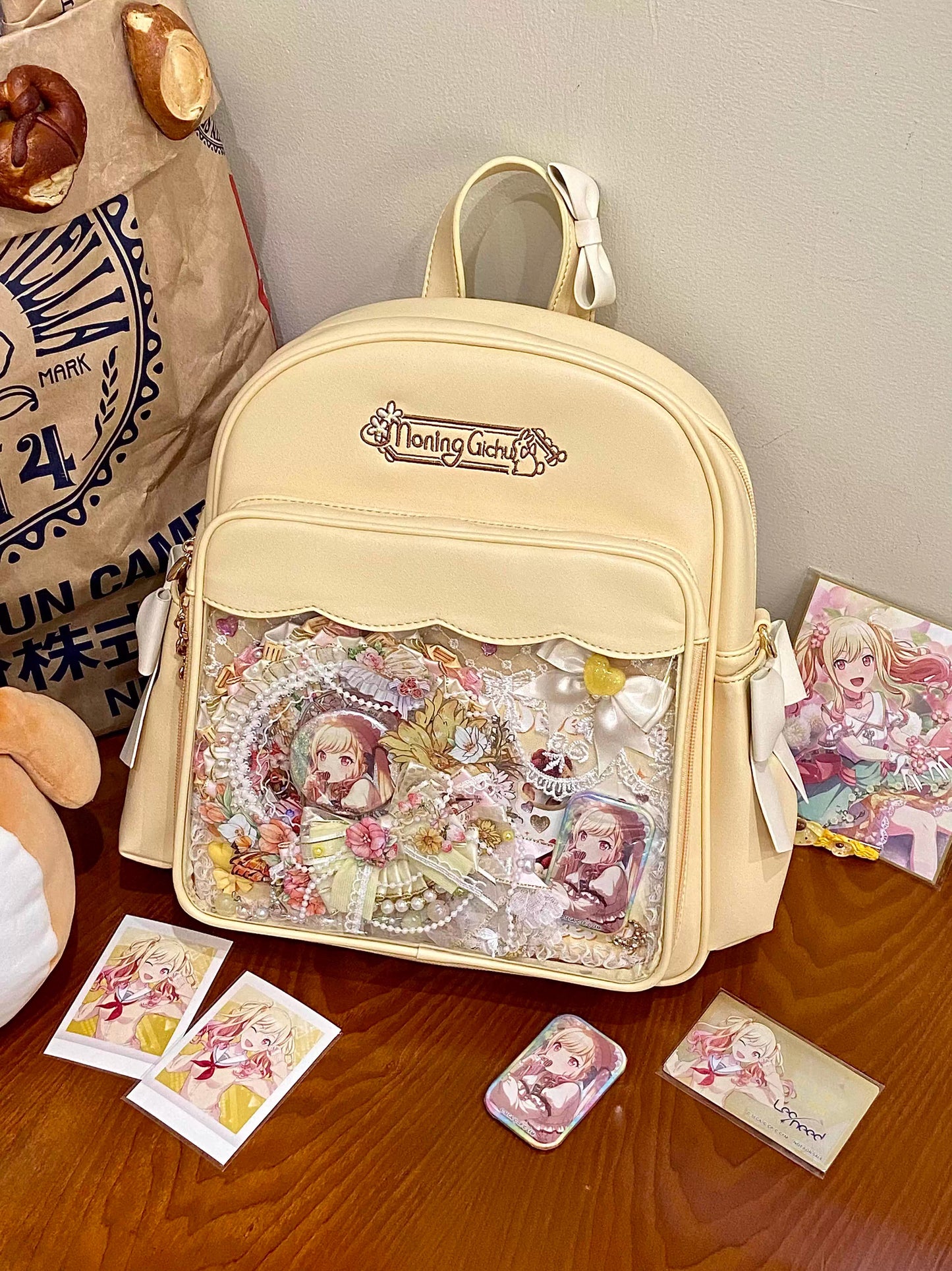 【予約】morning glory キュート リュック リボン大容量痛バッグ 全8色