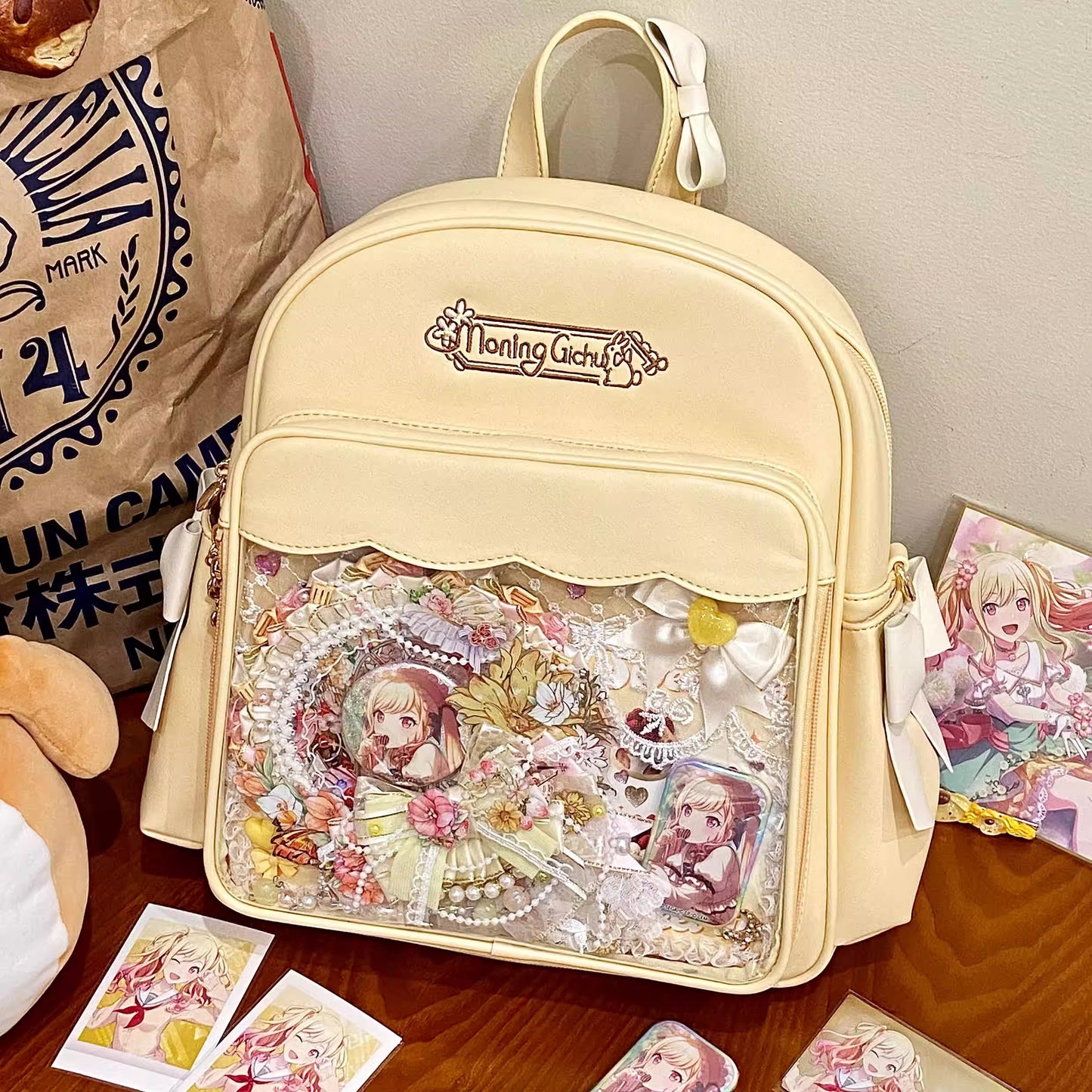 【予約】morning glory キュート リュック リボン大容量痛バッグ 全8色