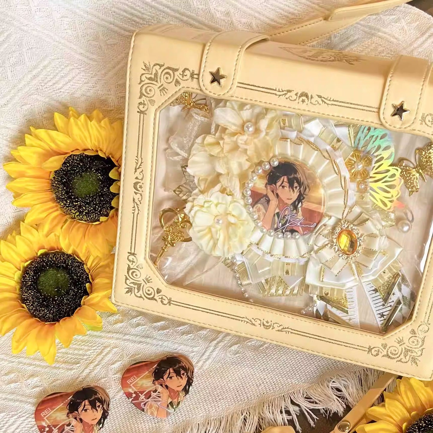 【予約】morning glory 魔法書 箔押しアカデミースタイルPU痛バッグ 全11色(カードケース付き)