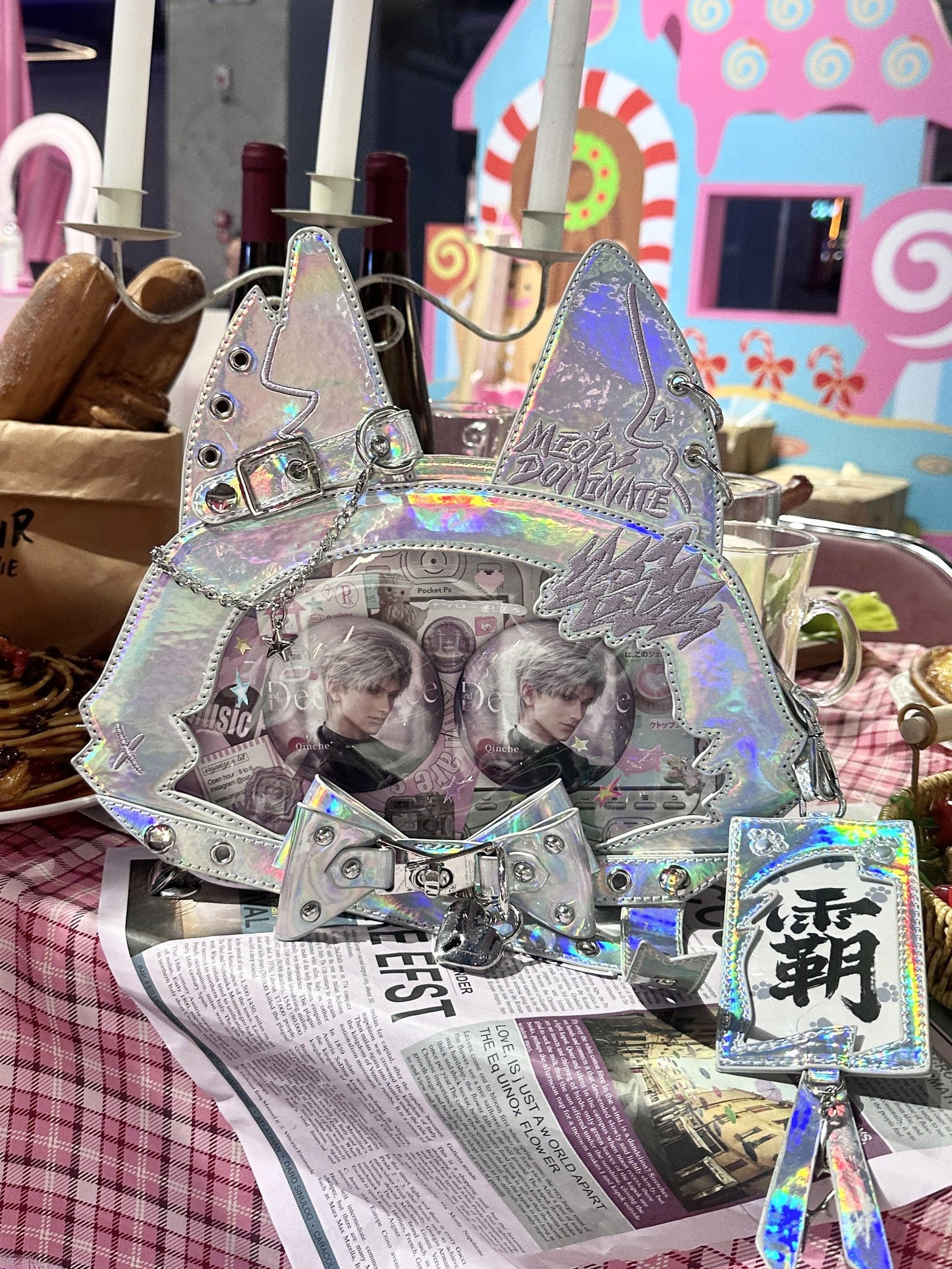 【予約】morning glory 猫覇天下 2WAY 猫耳痛バッグ 全10色(カードケース付き)