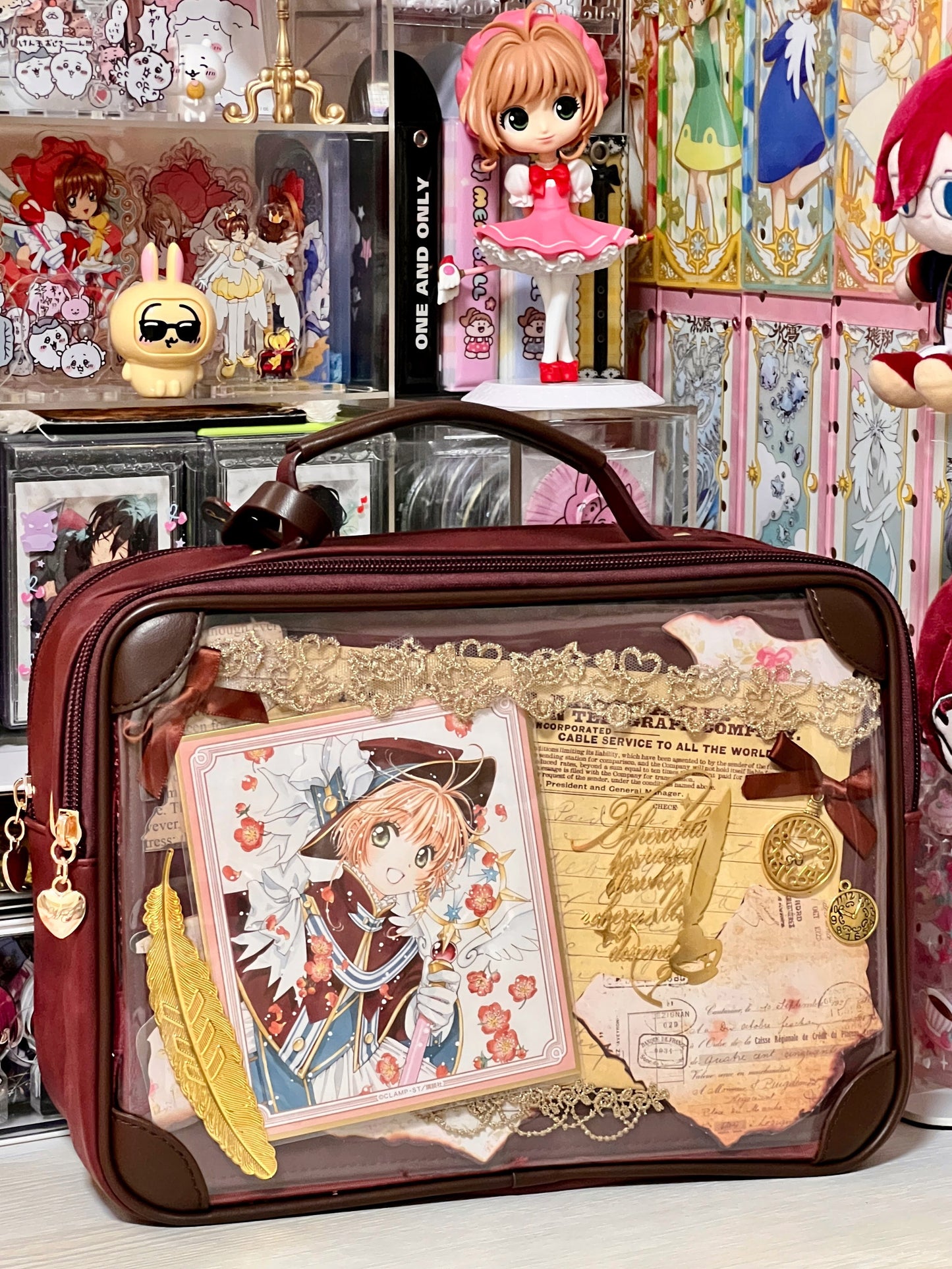 【予約】morning glory トリップ 2WAY レトロ トランク型痛バッグ 全9色(カードケース付き)