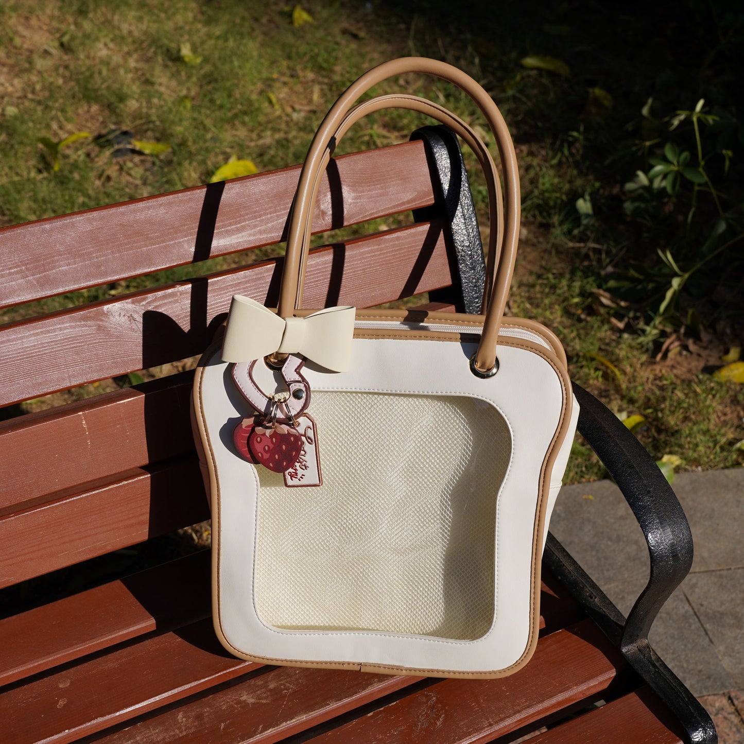【予約】morning glory トースト 可愛い 2WAYショルダーバッグ 痛バッグ ぬいバッグ 全4色