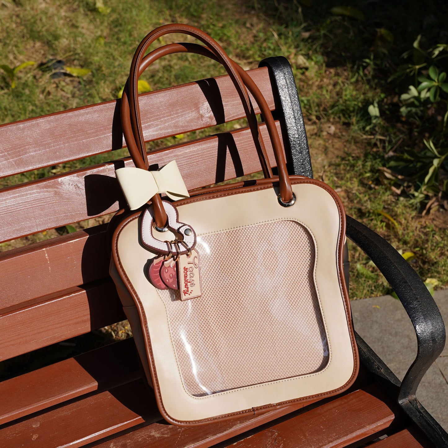 【予約】morning glory トースト 可愛い 2WAYショルダーバッグ 痛バッグ ぬいバッグ 全4色