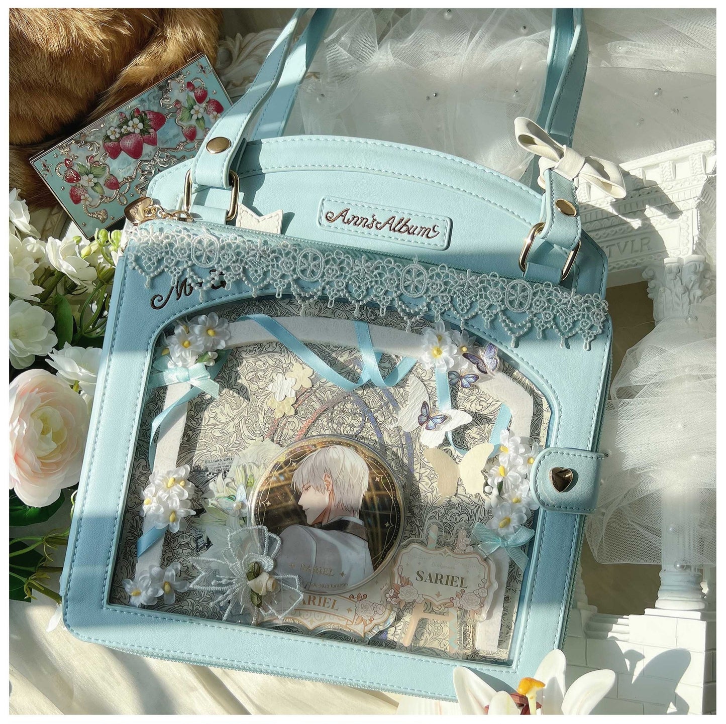 【予約】morning glory メモリーブック チェック柄2WAYショルダーバッグ 痛バッグ 全8色