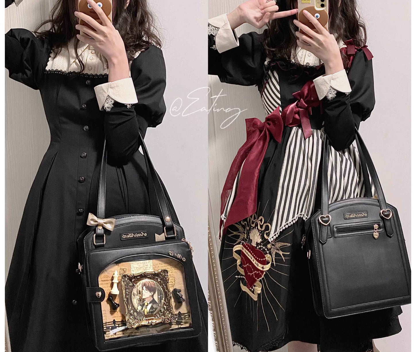 【予約】morning glory メモリーブック チェック柄2WAYショルダーバッグ 痛バッグ 全8色