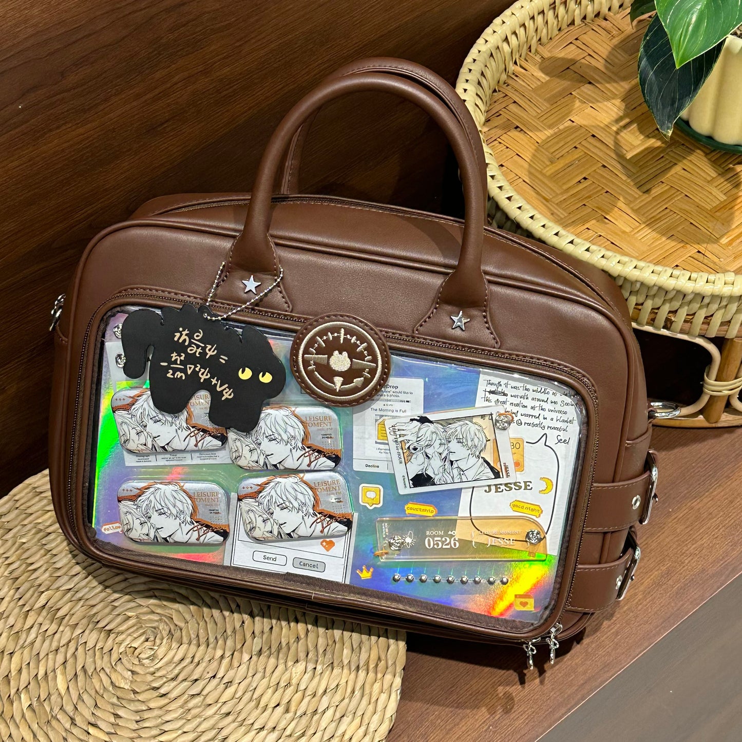 【予約】morning glory シュレディンガーの猫箱 2WAY PUトートバッグ 痛バッグ 全6色