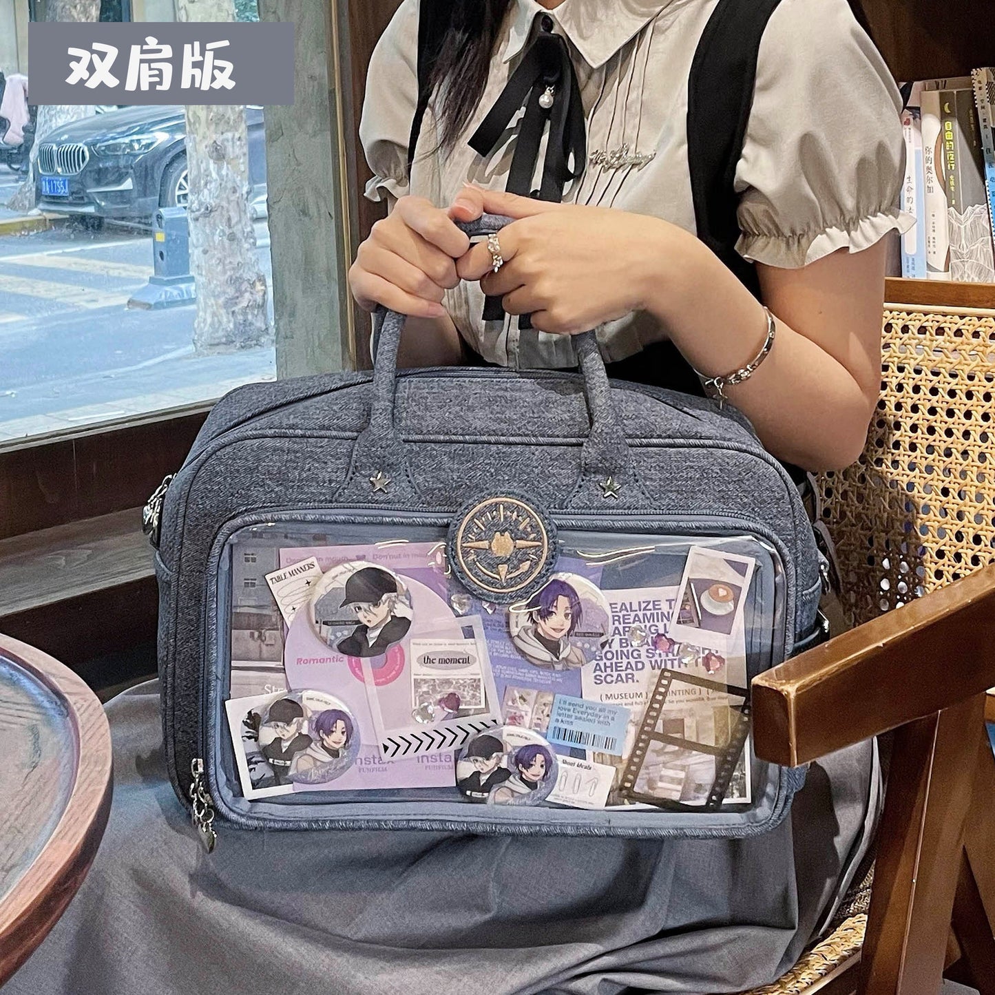 【予約】morning glory シュレディンガーの猫箱 2WAY PUトートバッグ 痛バッグ 全6色