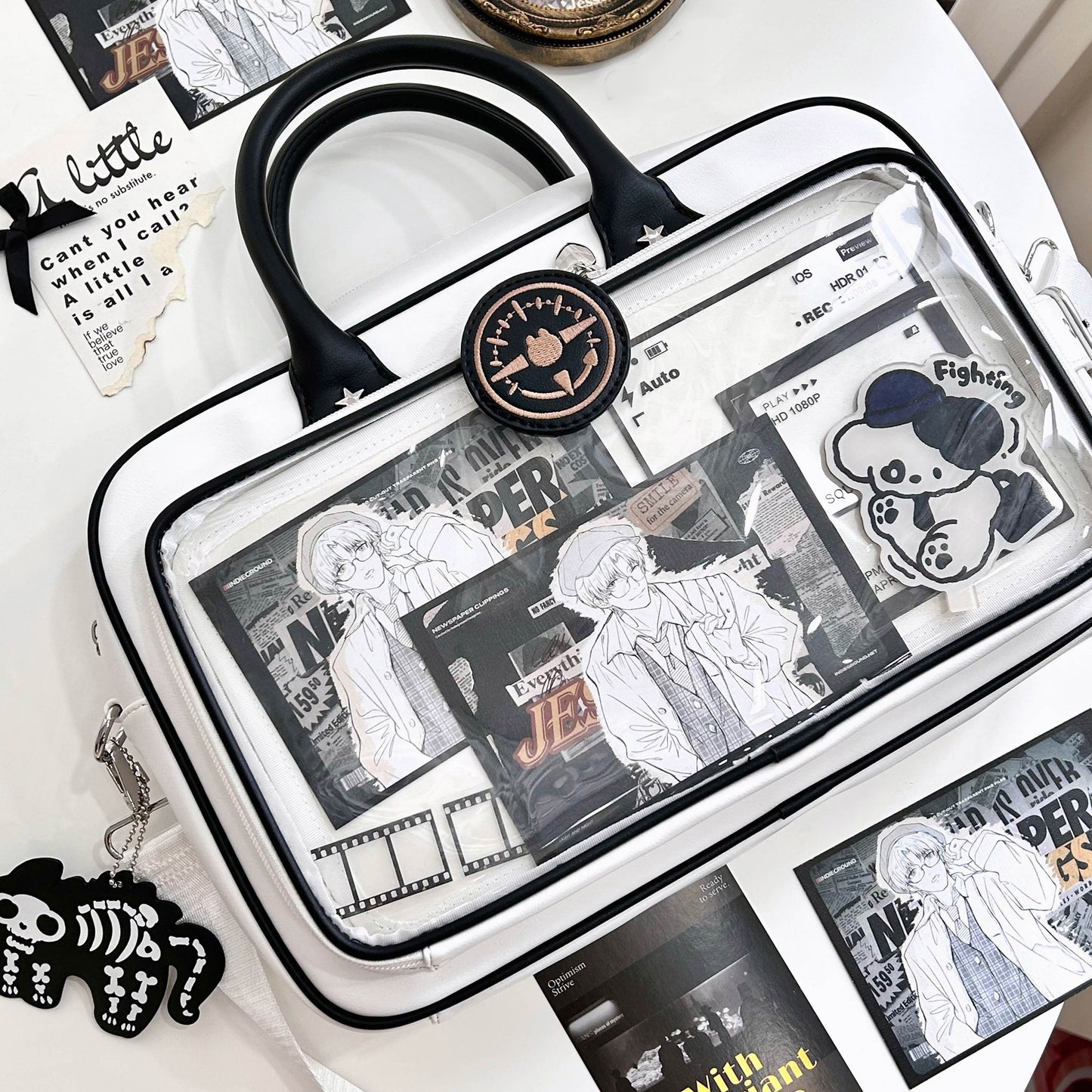 【予約】morning glory シュレディンガーの猫箱 2WAY PUトートバッグ 痛バッグ 全6色